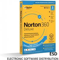 Norton ESD 360 DELUXE PL / 3 stanowisk na 12 m-c  + 25GB