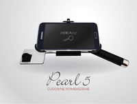 Miracle Pearl 5 - lupa elektroniczna z udźwiękowionym smartfonem Samsung