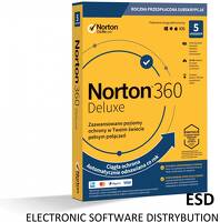 Norton ESD 360 DELUXE PL / 5 stanowisk na 12 m-c + 50GB